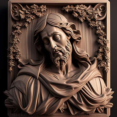 3D model st jesus christ (STL)